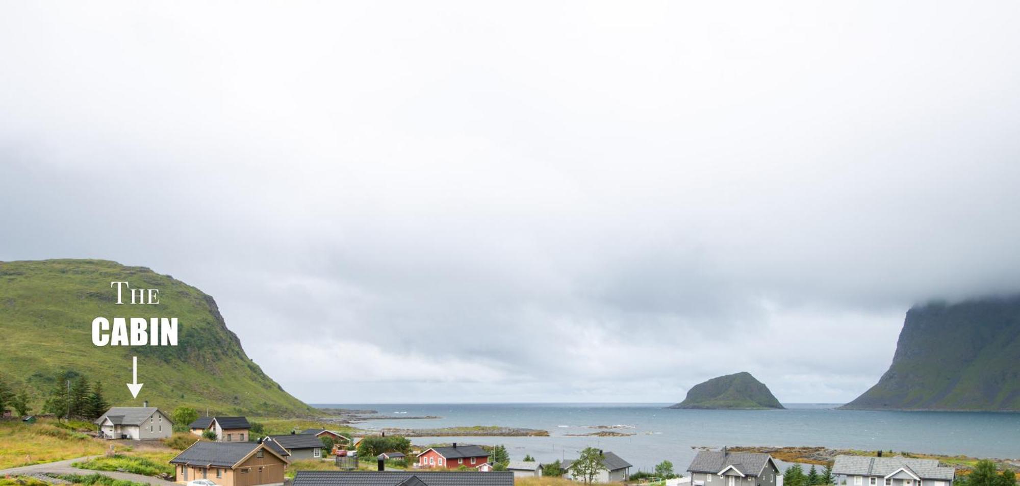 Haukland beach panorama Offersoya Bagian luar foto